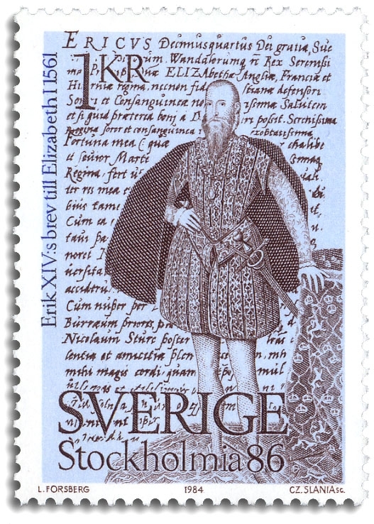 Erik XIV och hans brev till drottning Elisabeth.