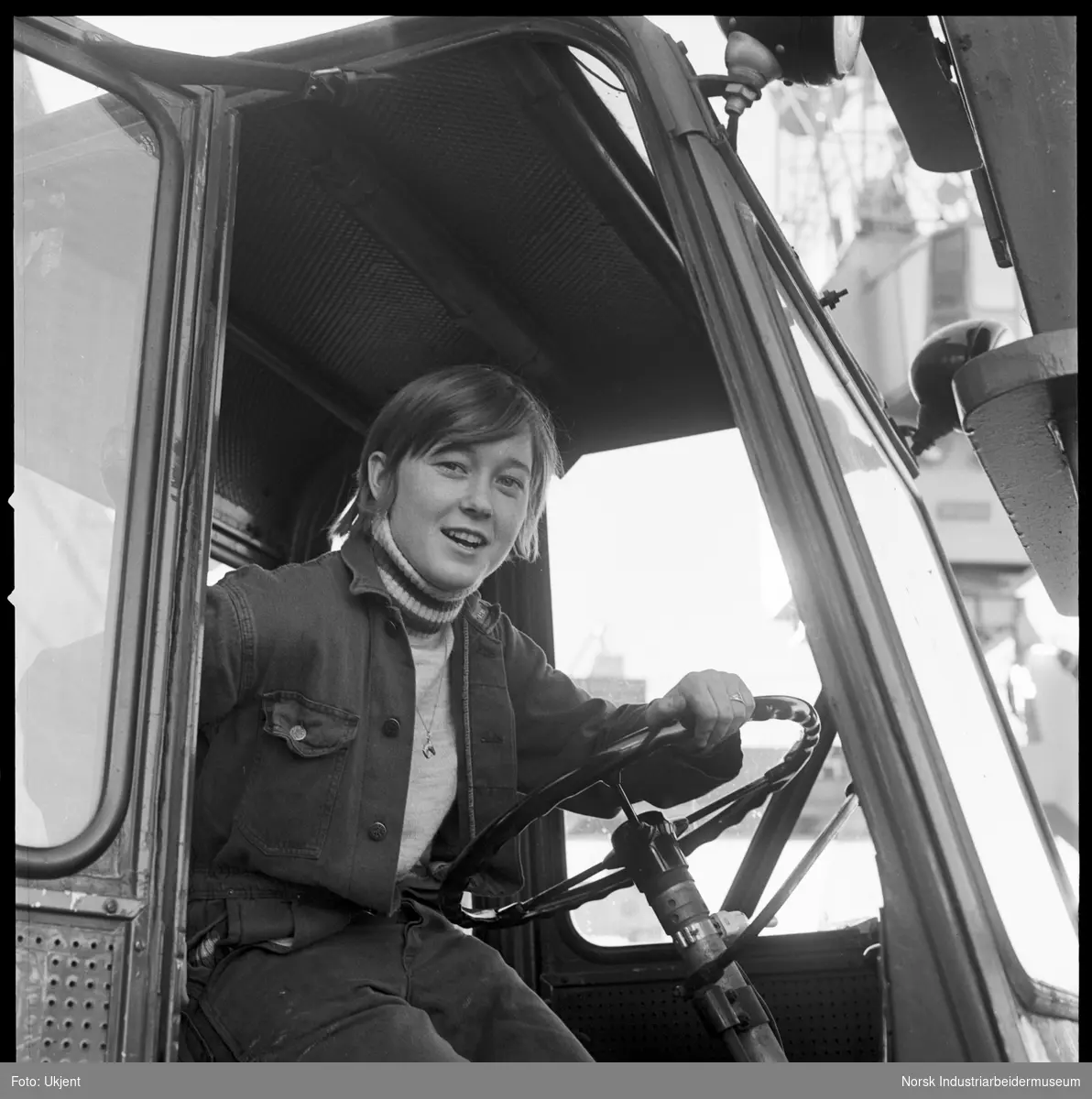 Truckfører Lise Hovstø.