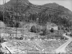 Bygging av kraftstasjonen Nore1, 
Friluftsanlegget  .Kontore