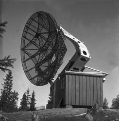 Solobservatoriet på Harestua. Würzburgantennen er hentet fra