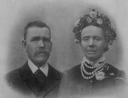 Portrett av brudepar