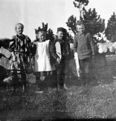 Foto av en gruppe barn. Ett eller flere av barna kan muligen