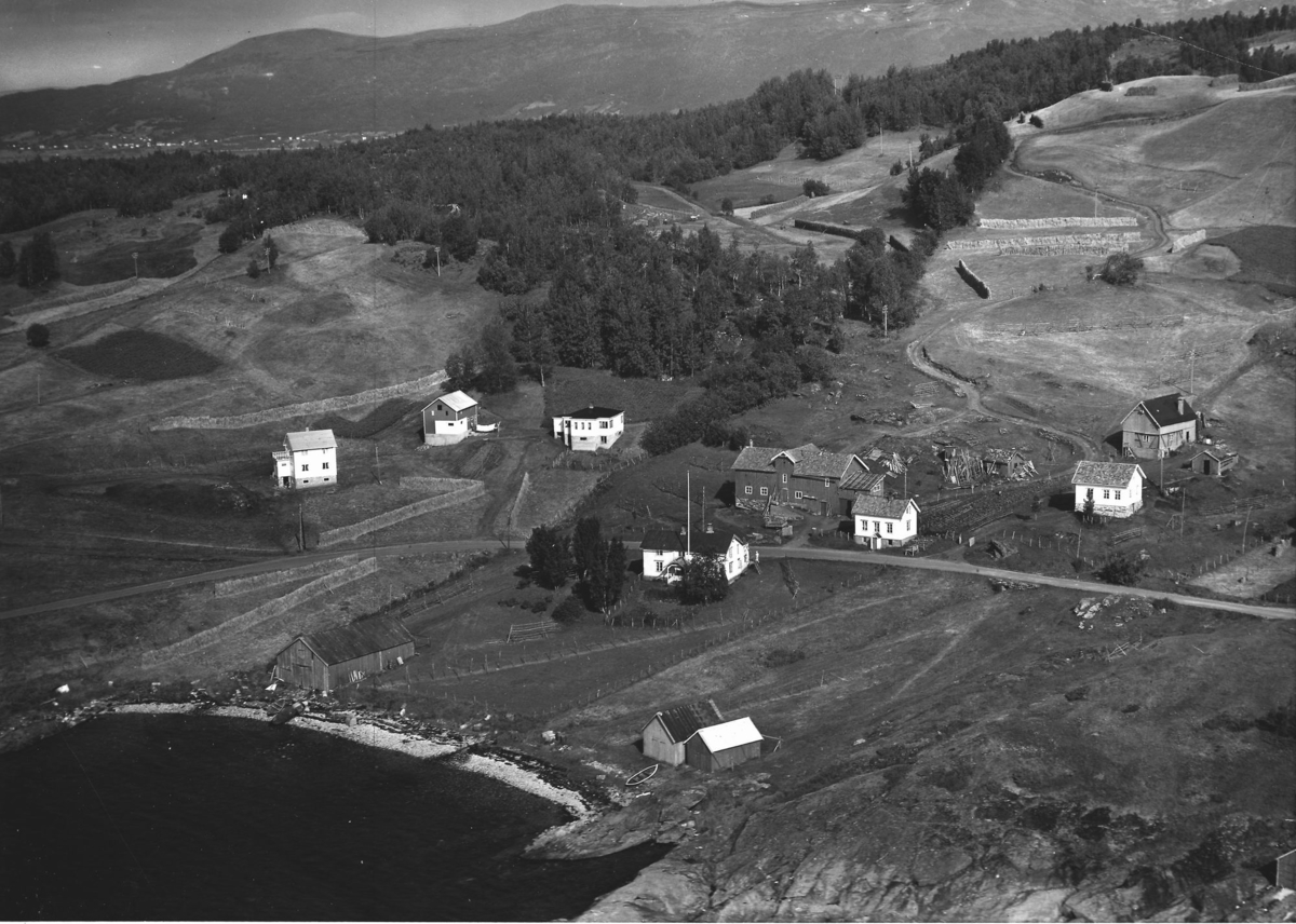 Flyfoto: Grunnreis, Sørreisa 1955