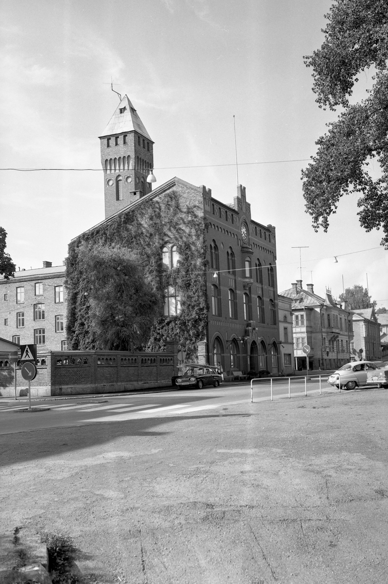Bildserie tagen i västra Värmland med gränstrakter i juli 1971. Stadshuset, Östra Esplanaden 5.