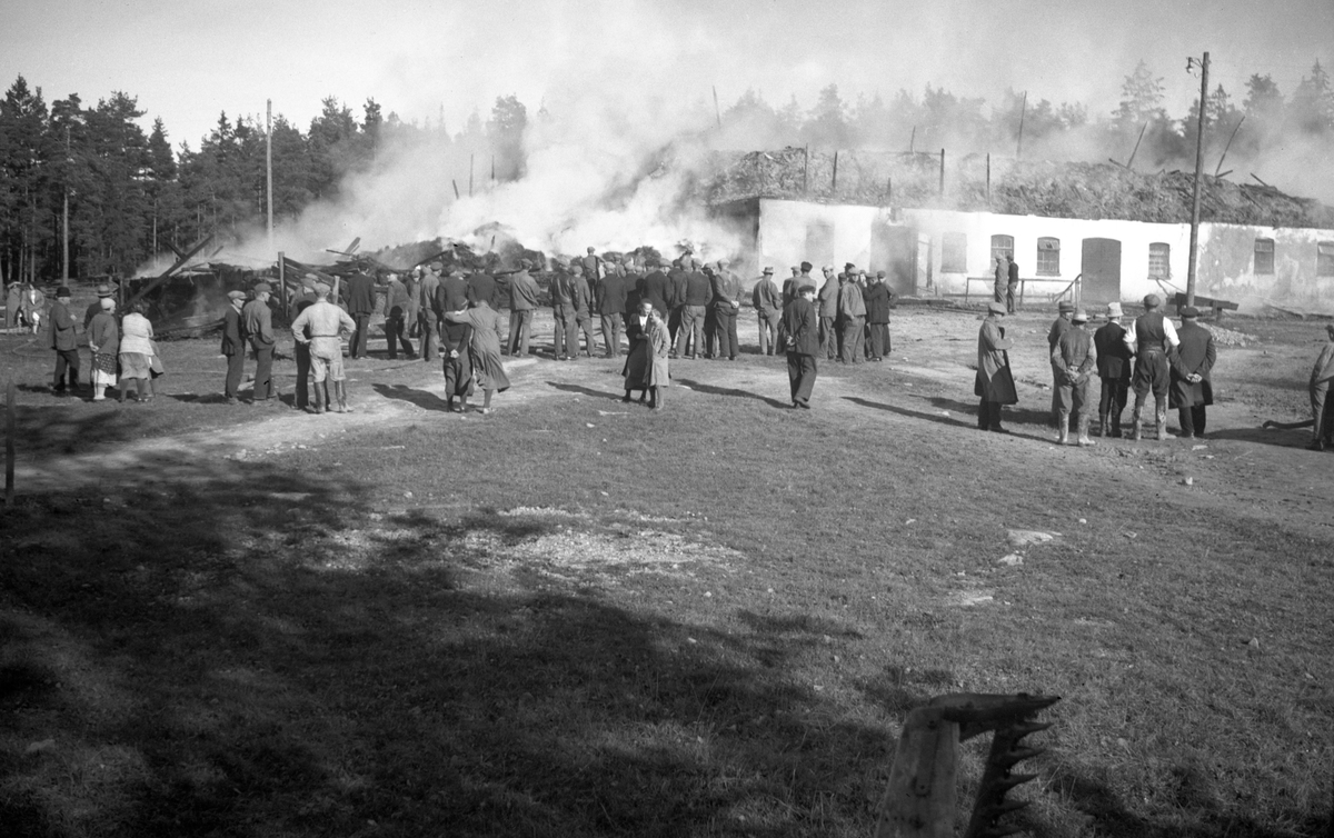 Ladugårdsbrand år 1937.
