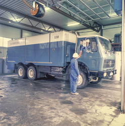 Slurry truck - sprengstoffproduksjon