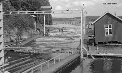 Fra Svartdal eller ”Toppen” – inntaket til tømmerkanalen som