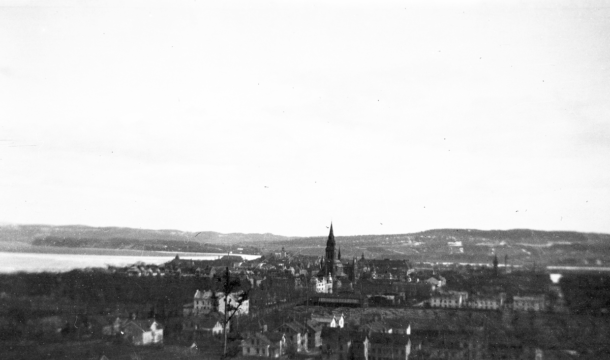 Jönköping, Utsikt över staden. År 1910.