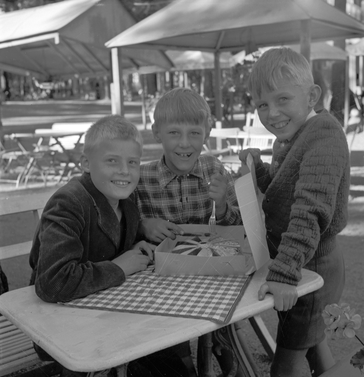 Olympiad för barn i Boulognerskogen. 24 augusti 1952.