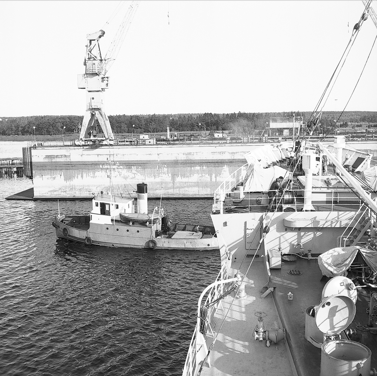 Den 27 juli 1962. Gävle Varv. Provtur med M/S 110-Tukuue.


