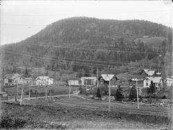 Parti av villastrøket på Løkken Verk i 1909. Thamshavnbanen 