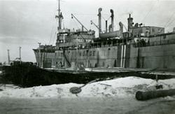 Motorskipet 'Rigel' (b.1924) til kai