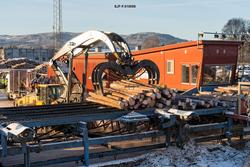 Tømmermålingsanlegget ved sagbruksbedriften Moelven Våler AS