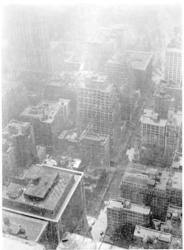 Manhattan, New York, sett fra 83. etasje i Empire State Buil
