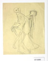 Dans med døden [Tegning]