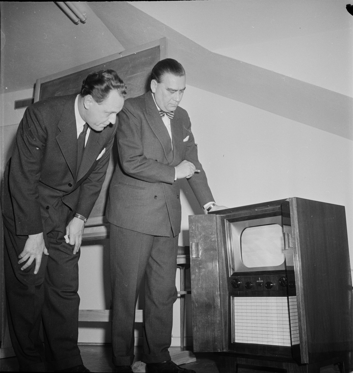 Forum, radioaffären med televisionsapparater, Uppsala 1954