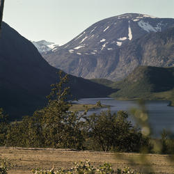 Leirungsvatnet -Besseggen Besshø og litt Tjukningsuen Jotunh