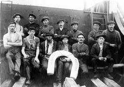 Mannskapsbilde fra D/S 'Matti', Kristiania.