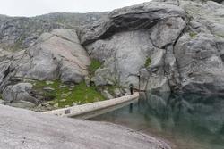 Dam med lukespel, Vetledalen.