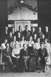 Elever og lærere på Røros Middelskole 1921