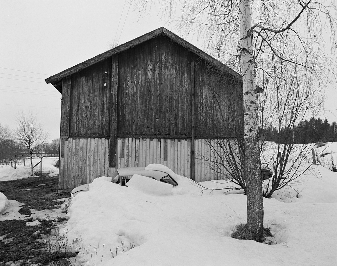 2. etasjes svalgangshus i Løten. Plassen het Elvarheim, lå ved Besseby.