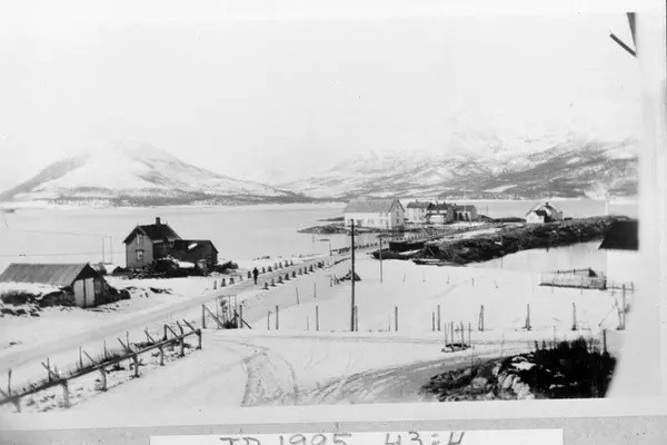 Vinterlandskap på Evenskjer.