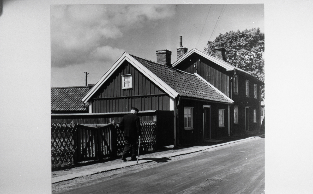 "Från Repslagaregatan". Från utställningen "Falköping i bild" 1952.