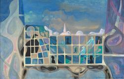 Utsikt  [Olje på lerret]