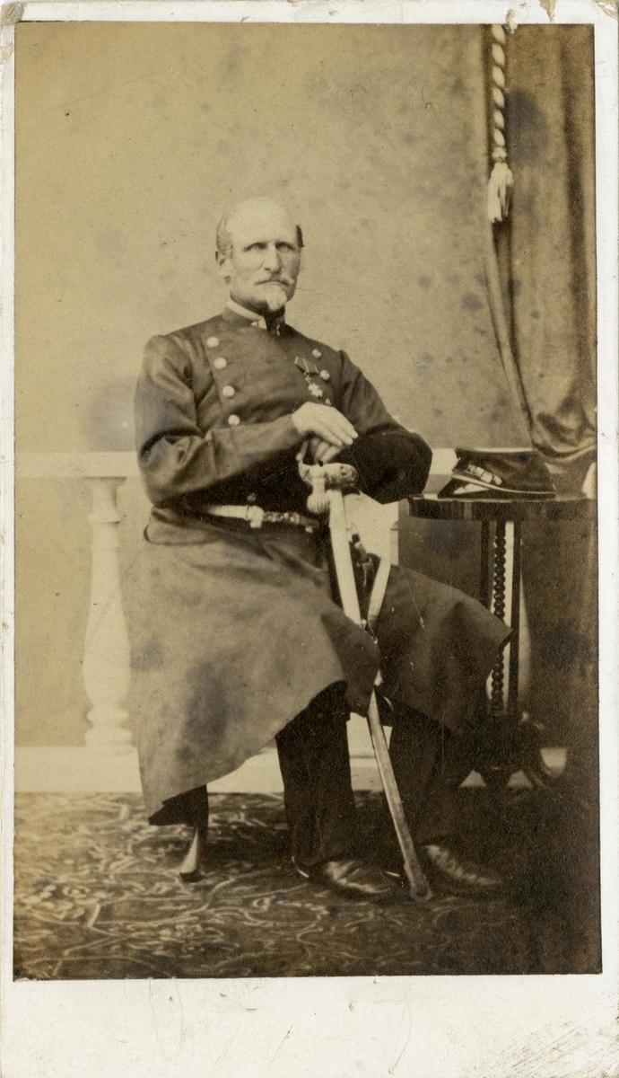 Porträtt av Nils Gabriel Årmann, major vid Närkes regemente I 21.