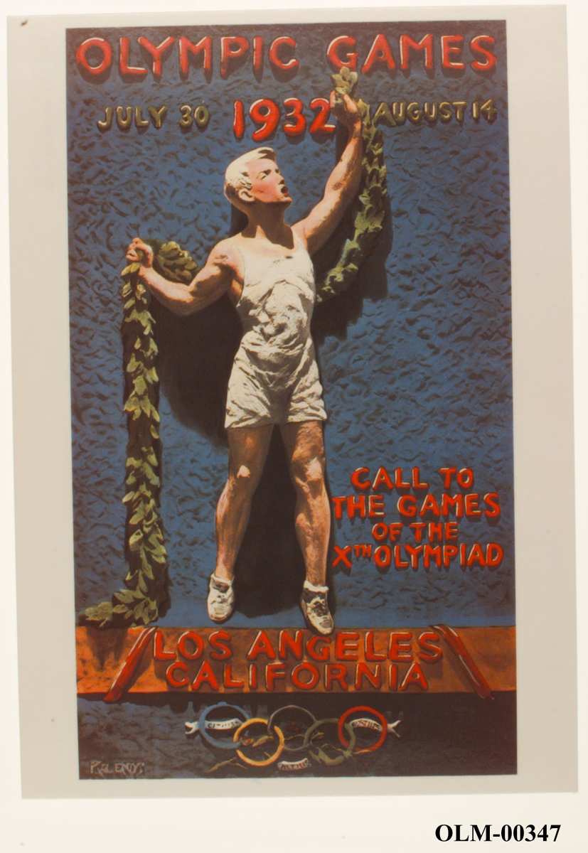 Ssamling av 12 postkort fra IOC med de offisielle OL-plakatene fra 1896-1932. Athènes 776-1896, Paris 1900, St.Louis 1904, London1908, Stockholm 1912, Anvers 1920, Chamonix 1924, Paris 1924, St.Moritz 1928, Amsterdam 1928, Lake Placid 1932, Los Angeles 1932.