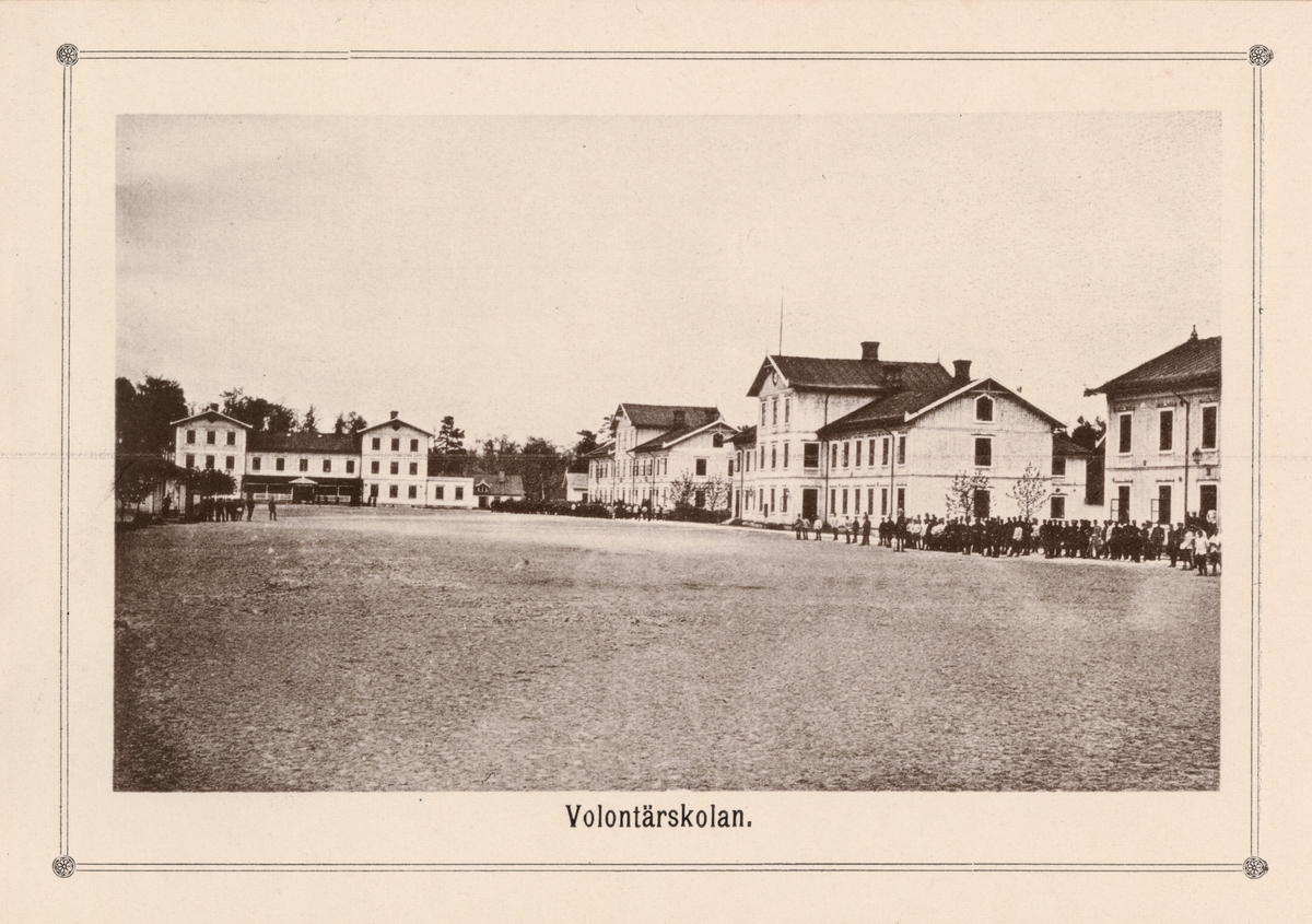 Volontärskolan vid Karlsborgs fästning.