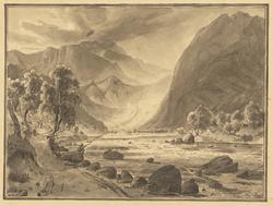 Fra Aurland i Sogn [Tegning]