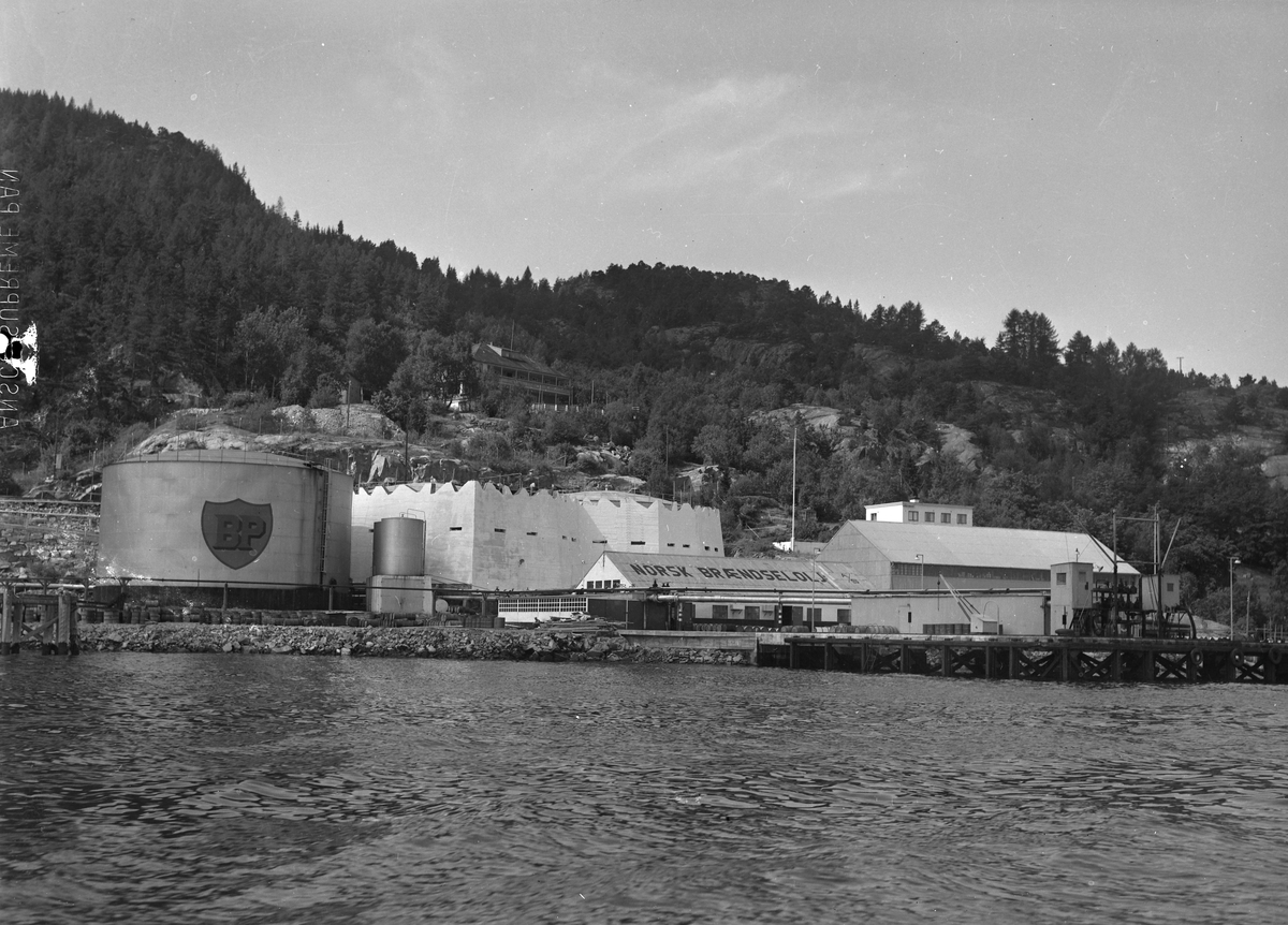 Norsk Brændselolje A/S sitt tankanlegg i Fagervika