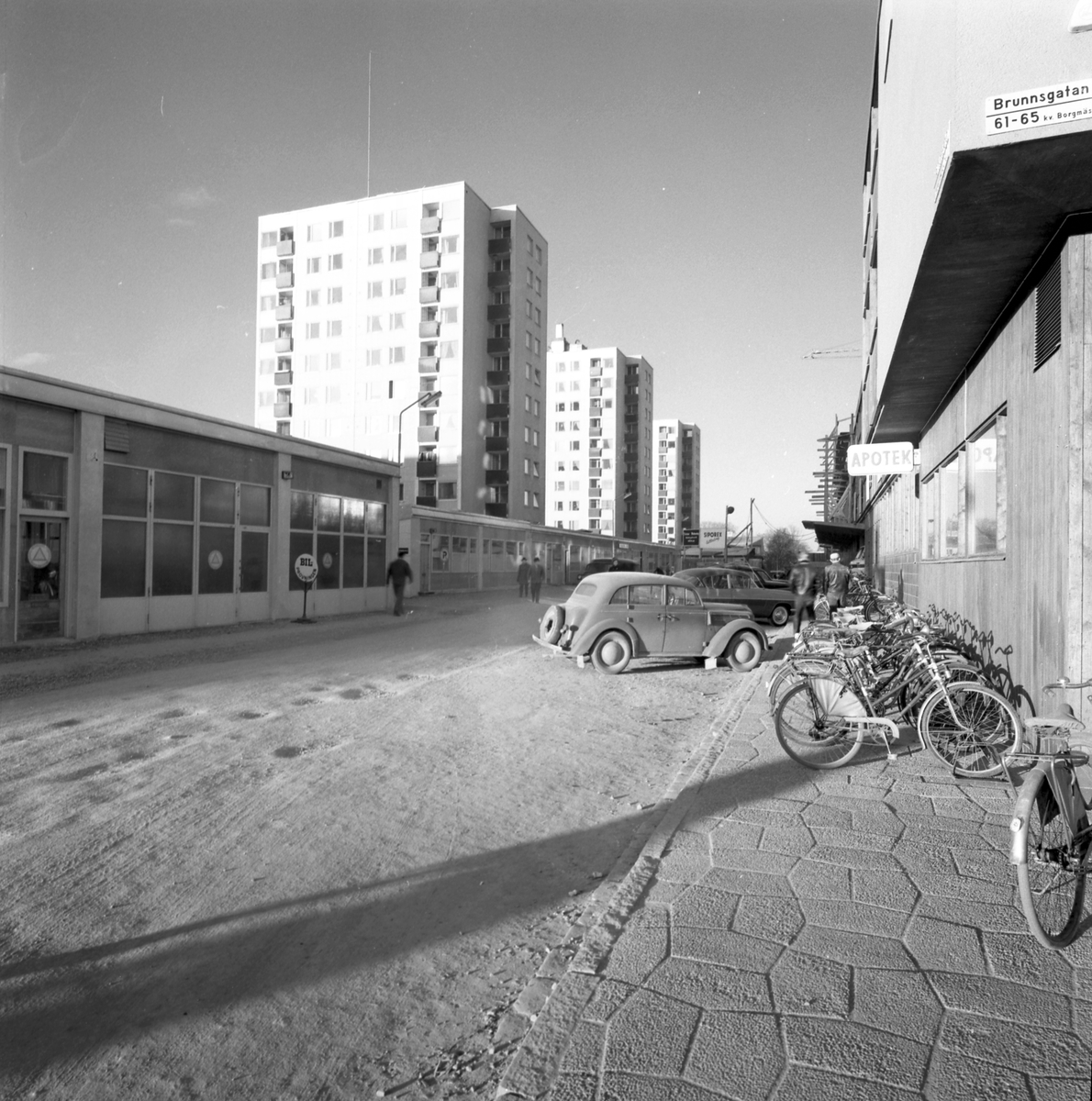Den 28 november 1960. Höghus. Centrala Söder.



