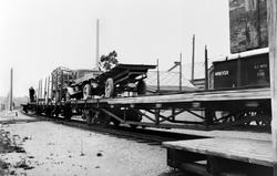 Sarpsbrua i Sarpsborg sprengt (ved ulykke etter underminerin