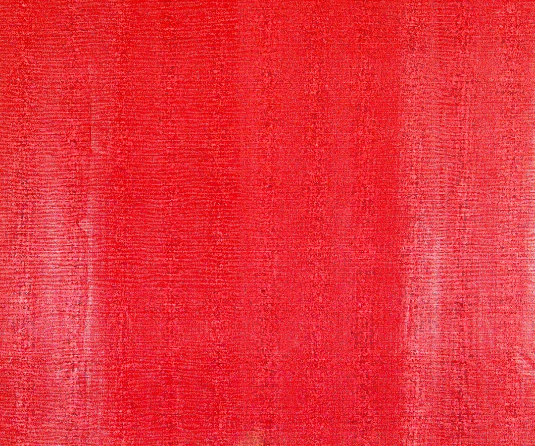 Ett textilimiterande randmönster i rosa på ett rött genomfärgat papper. Övertryck med rutmönster.




Tillägg historik:
Tapet från gårdsmagasinet på Bråborgs kungsgård - Norrköping.