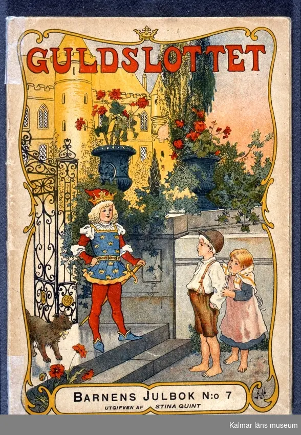 Jenny Nyströms illustration till Barnens julbok nr. sju, "Guldslottet".