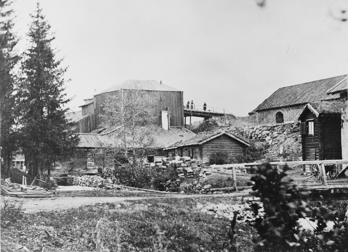 Hammarbackens masugn. Raserad i slutet av 1860-talet.