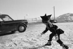 Fotoserie av fotograf Ole Zahl Mölö.  Finland, Nuorgam1968. 