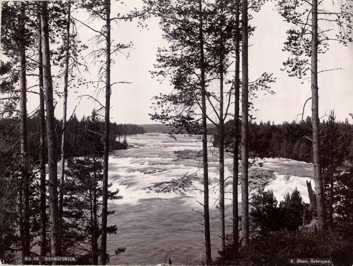 Norra Hissmoforsen i Indalsälven, 1899.