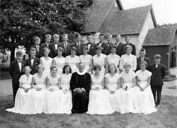 Konfirmanter i Skiptvet 1958.