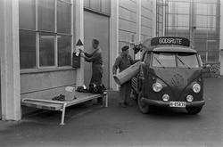 Godsrute ved stasjon.