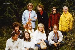 Glade norske skogplantere på Island sommeren 1982.  De reist