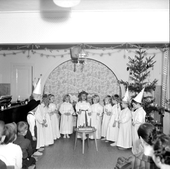 Luciafest 15/12 1959. 
Lucia Christina Broberg.