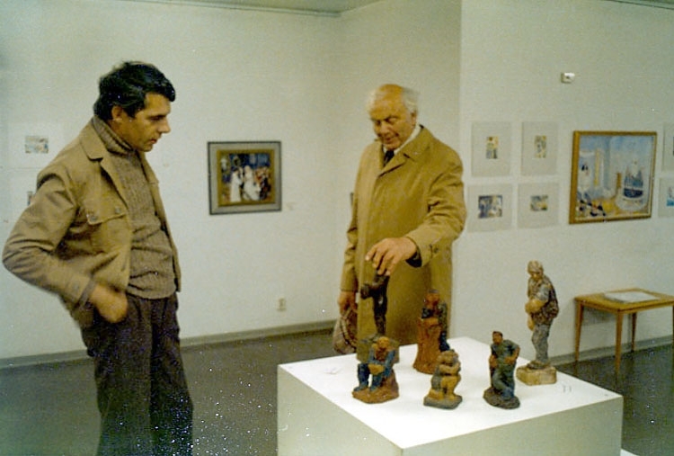 Torbjörn Nolkrantz och Johannes Lindgren, utställning hos Ecco-verkens konstförening.