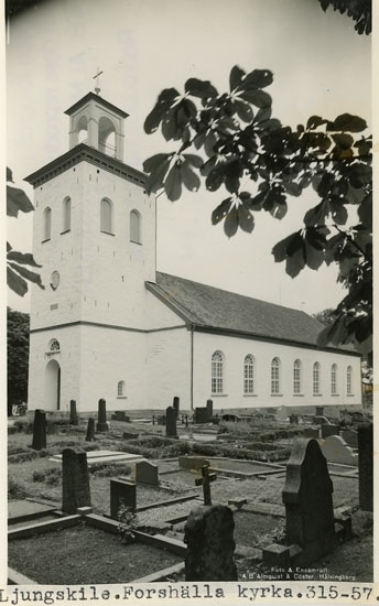Enligt Bengt Lundins noteringar: "Forshälla kyrka".