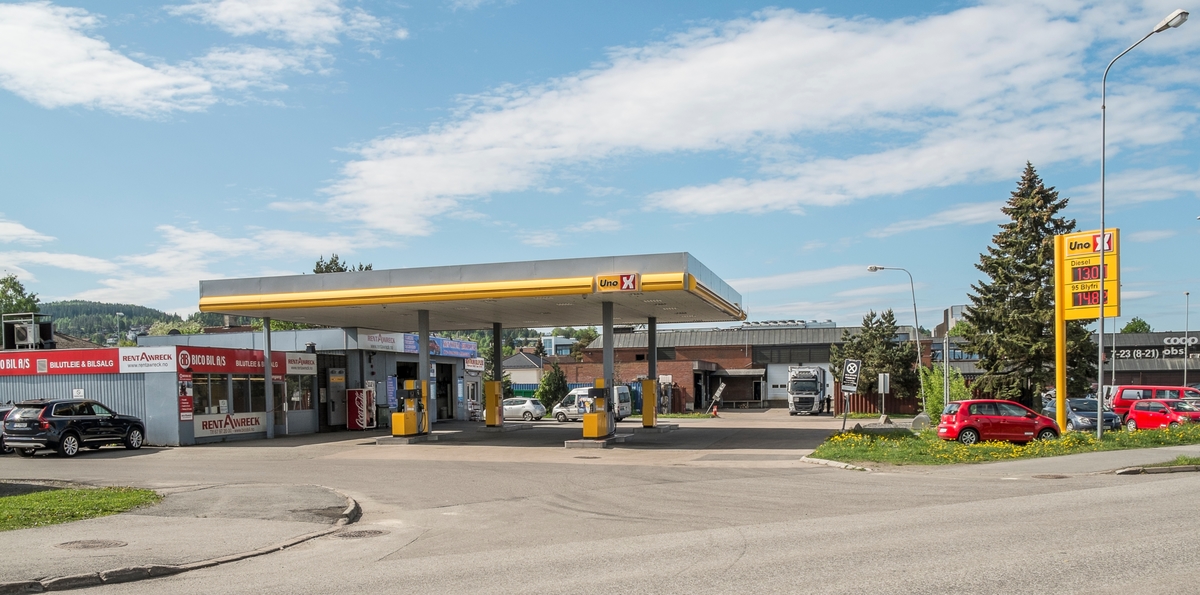 Uno X bensinstasjon Torvgata 40 Lillestrøm Skedsmo