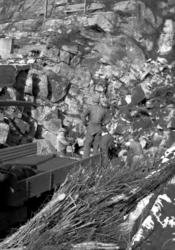 Fjellsprenging i Bjørnehaugen ved Fjellgata på Nordlandet.
 