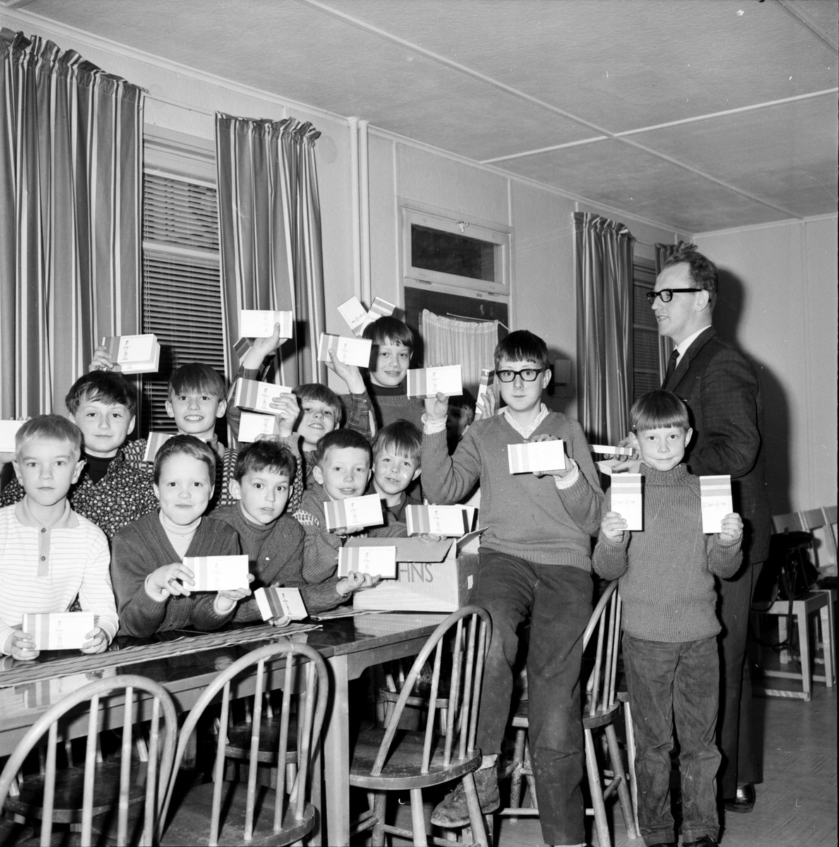 EFS-pojkar säljer tvål,
6 April 1967