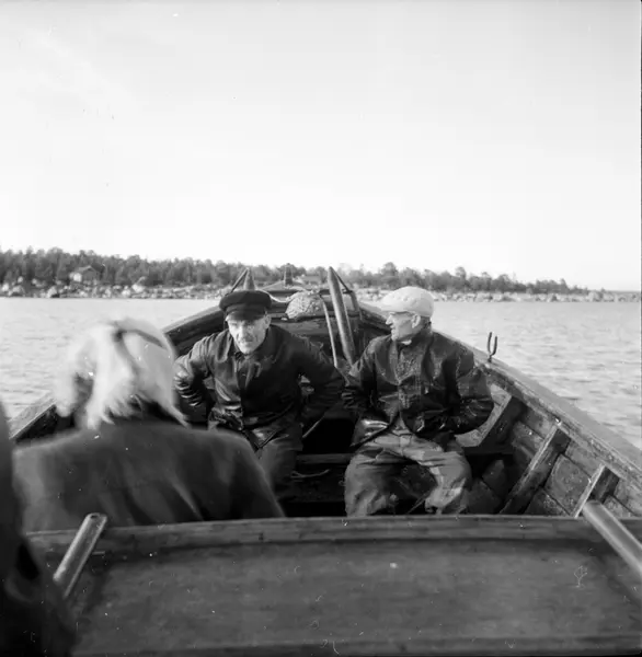 Våtnäs fiskeläge, Enånger, Bröderna Brolin, - Länsmuseet Gävleborg 
